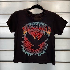 Rowdy Sprout - Beatles Blackbird lyrics tee